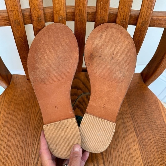 Miss Albright Suede, Beaded, Floral, Leather, Ankle Strap, Turquoise, Size 9 - Picture 9 of 10